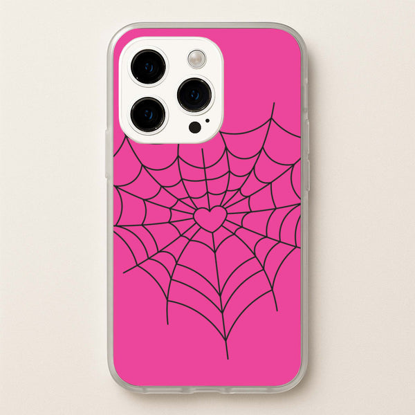 Spiderweb Hearts II iPhone 14 Pro Case