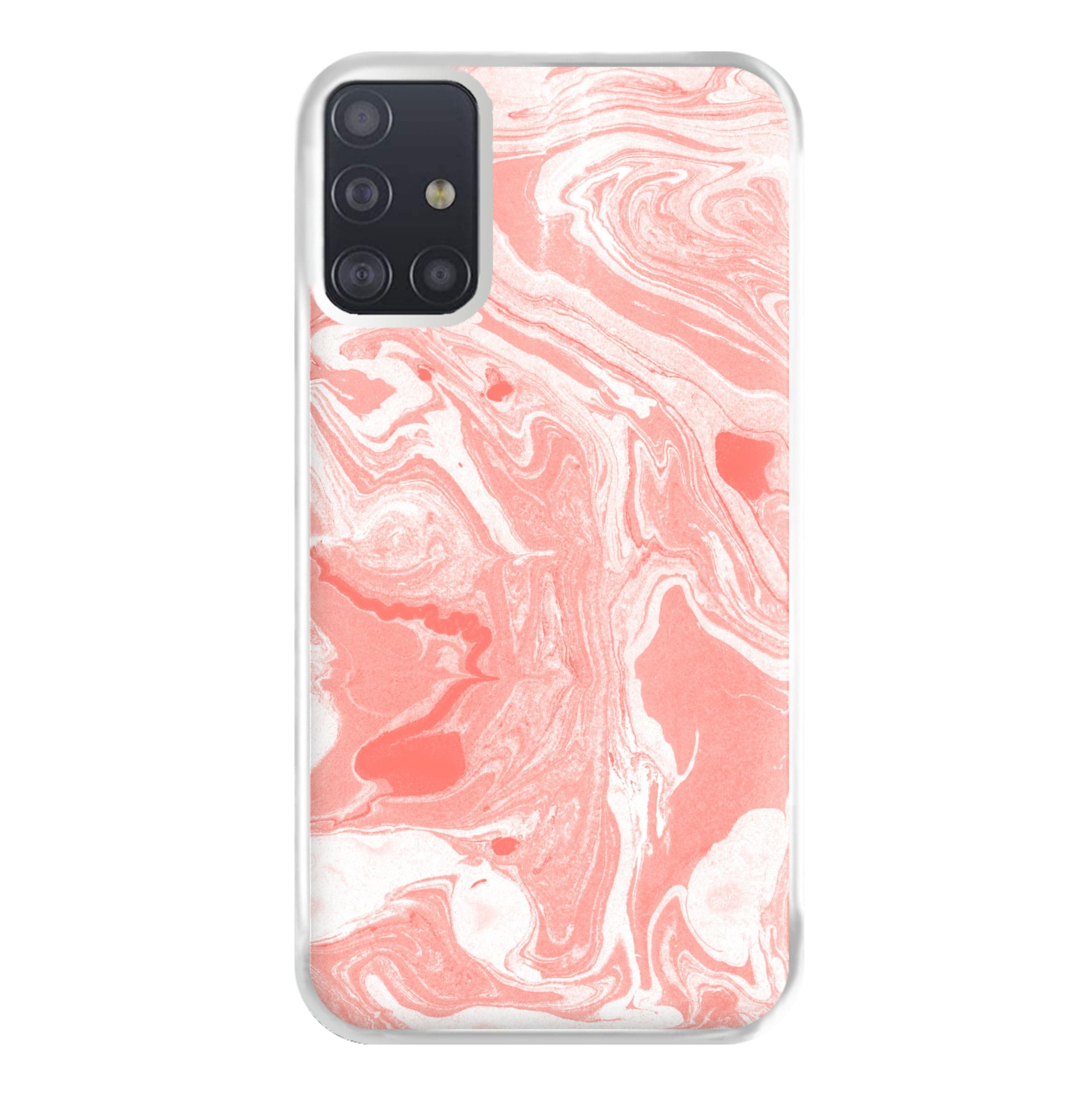 Pink Swirly Marble Phone Case