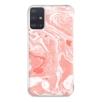 Pink Swirly Marble Phone Case