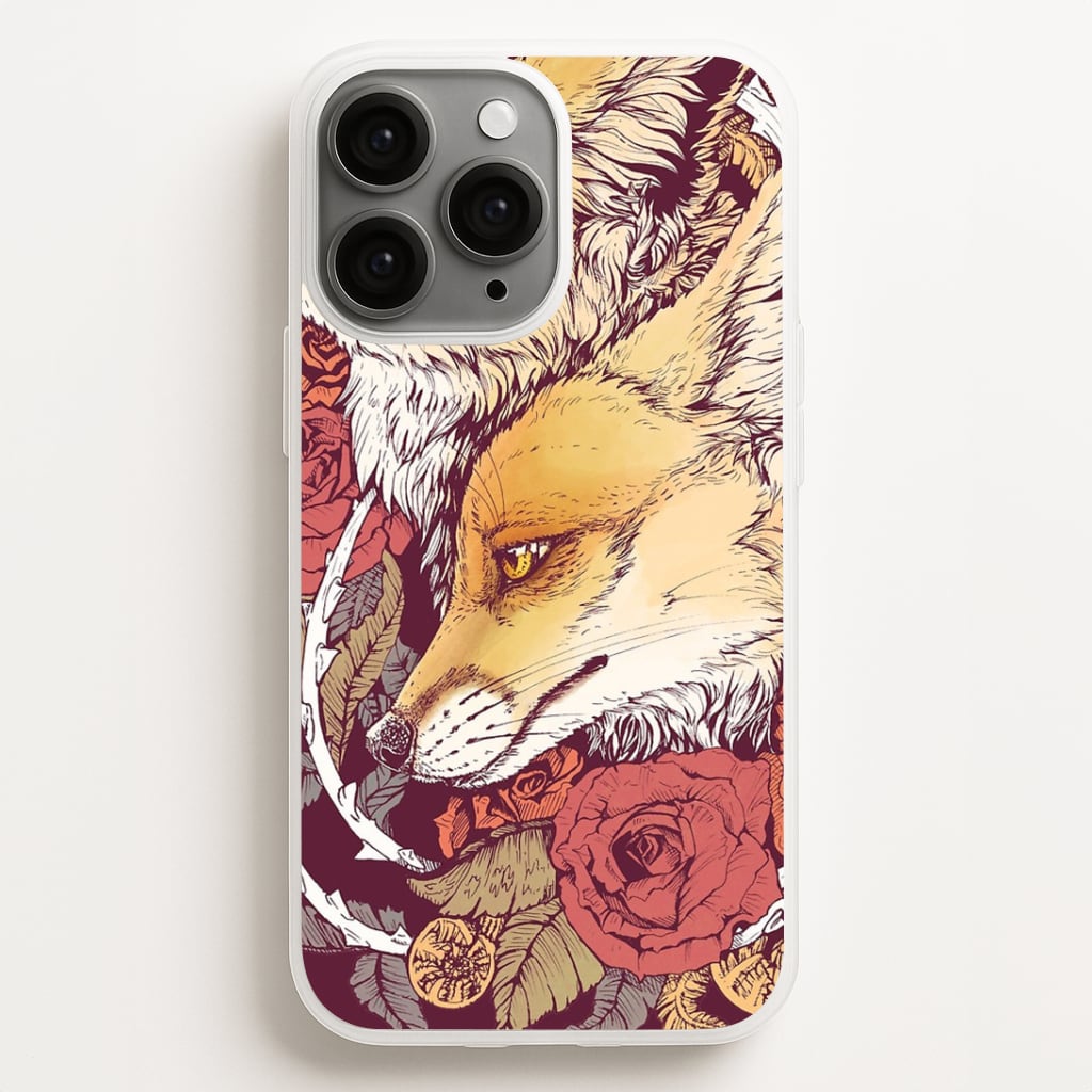Red Fox Bloom Phone Case