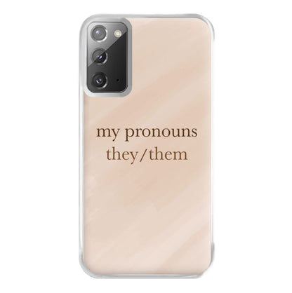 They & Them - Pronouns Phone Case