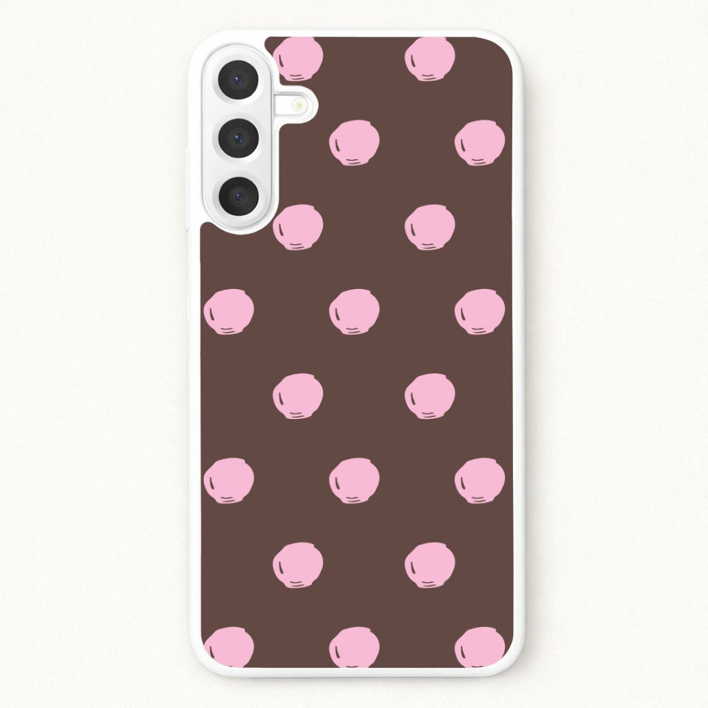 Chocolate & Strawberry Buttons Galaxy A17 Case
