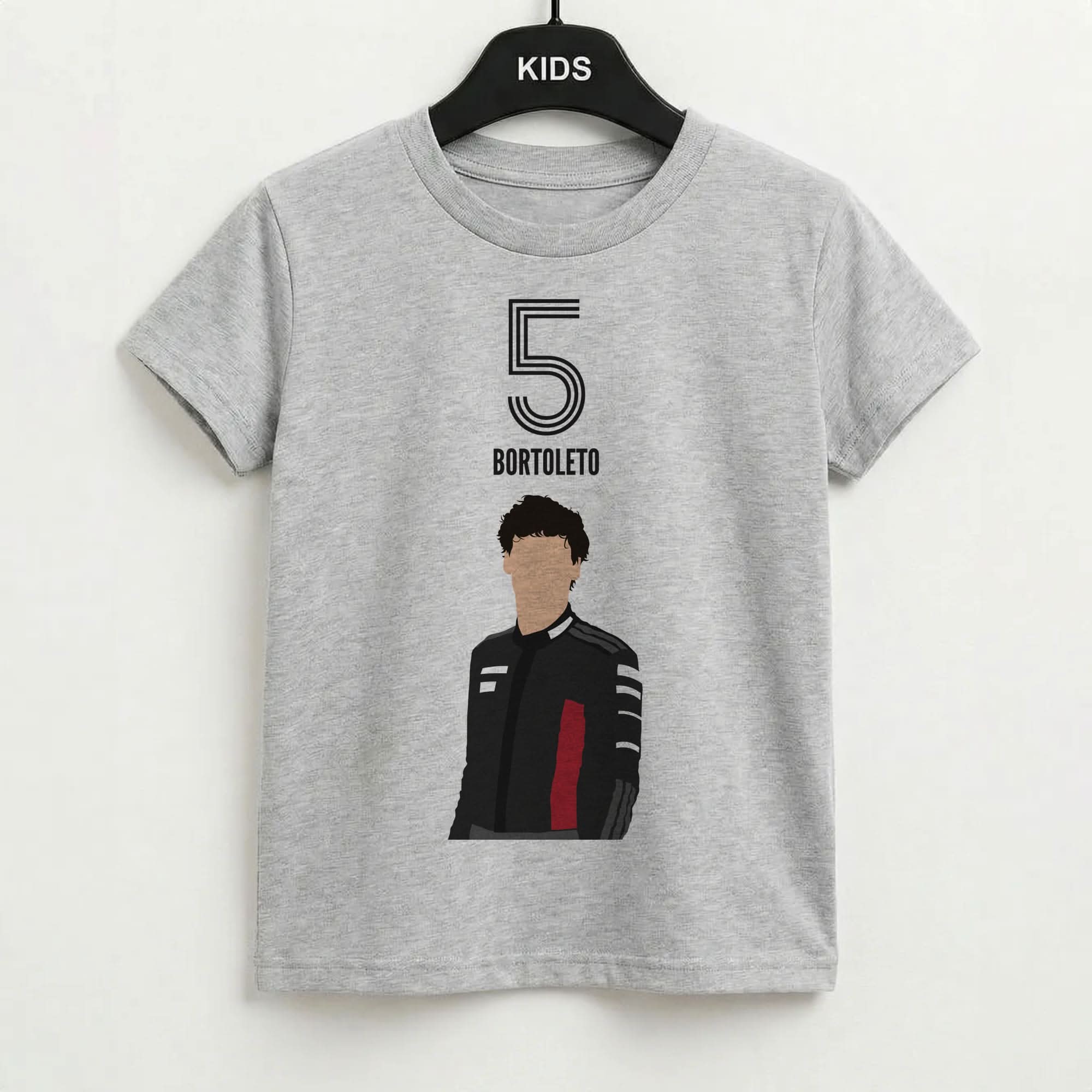 Bortoleto 2026 Grey Kids T-Shirt