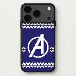 Superhero Team Blue Christmas Jumper  iPhone 17 Pro Case