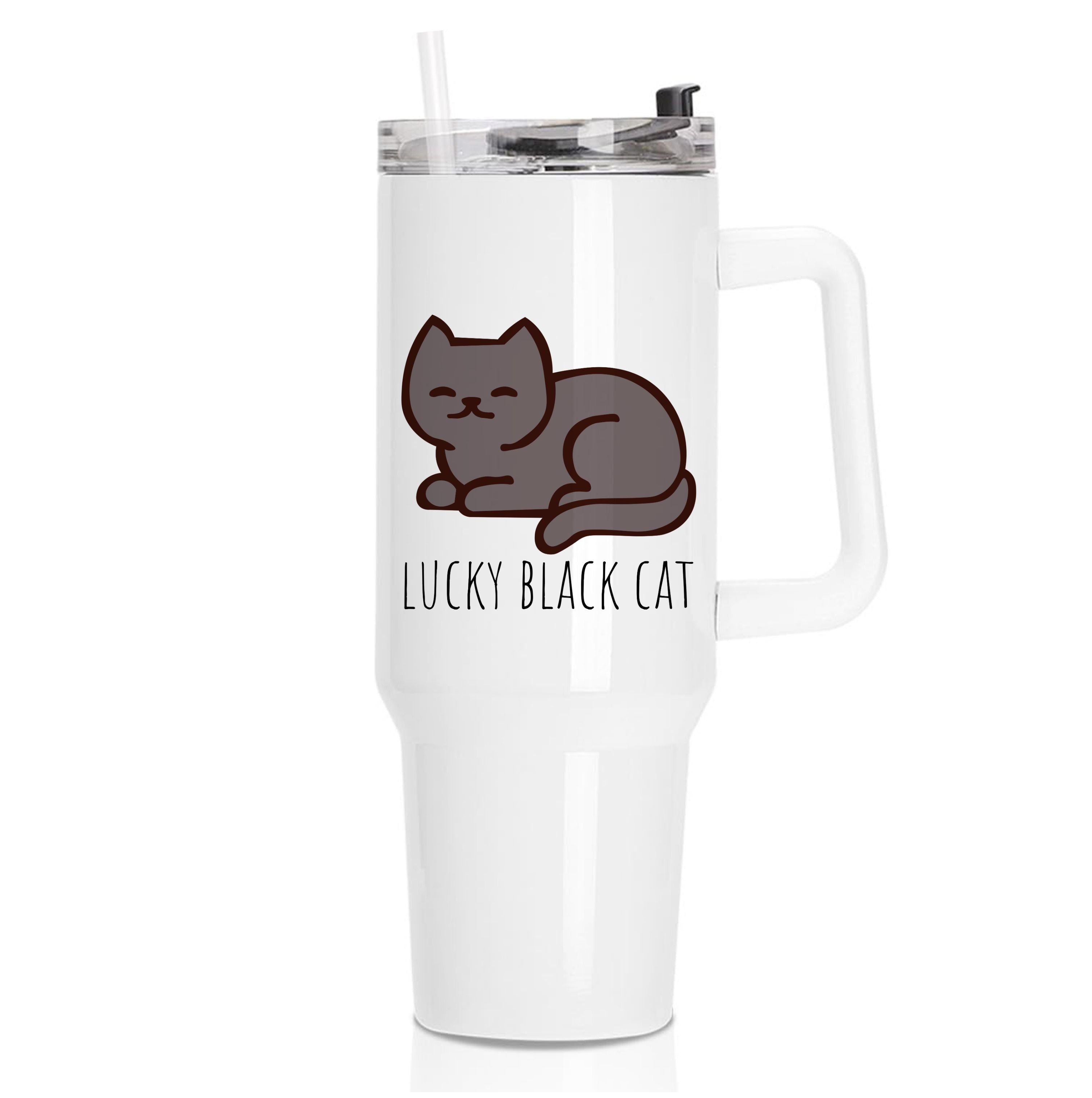 Lucky Black Cat - Cats Tumbler