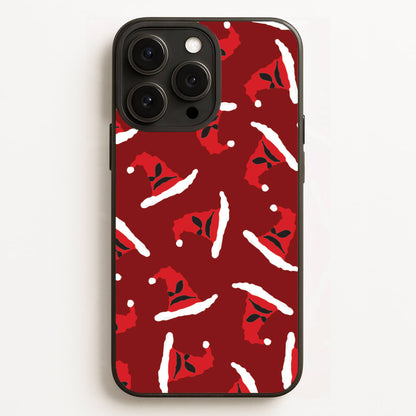 Sorting Christmas Hat Pattern iPhone 16 Pro Max Case