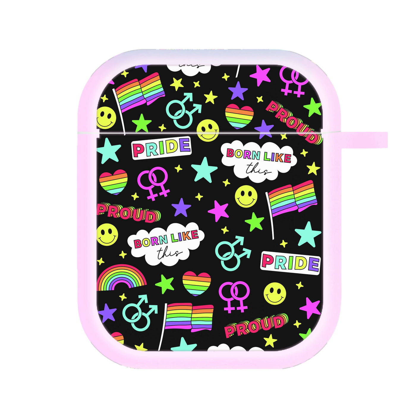 Dark Pride Stickers AirPods Case