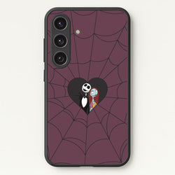 J And S Cobweb Heart Galaxy S24 Plus Case