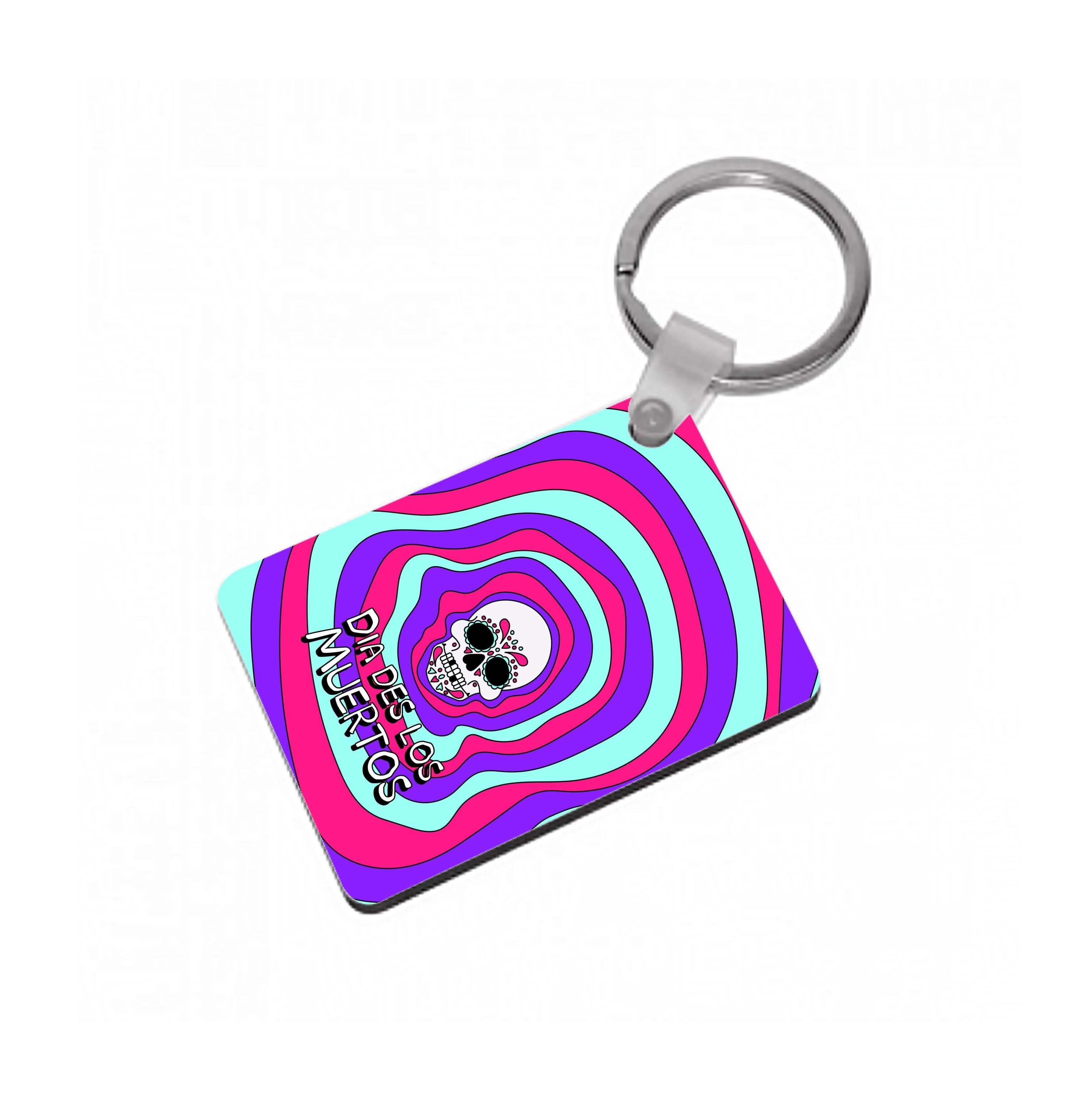 Dia Des Los Muertos Keyring