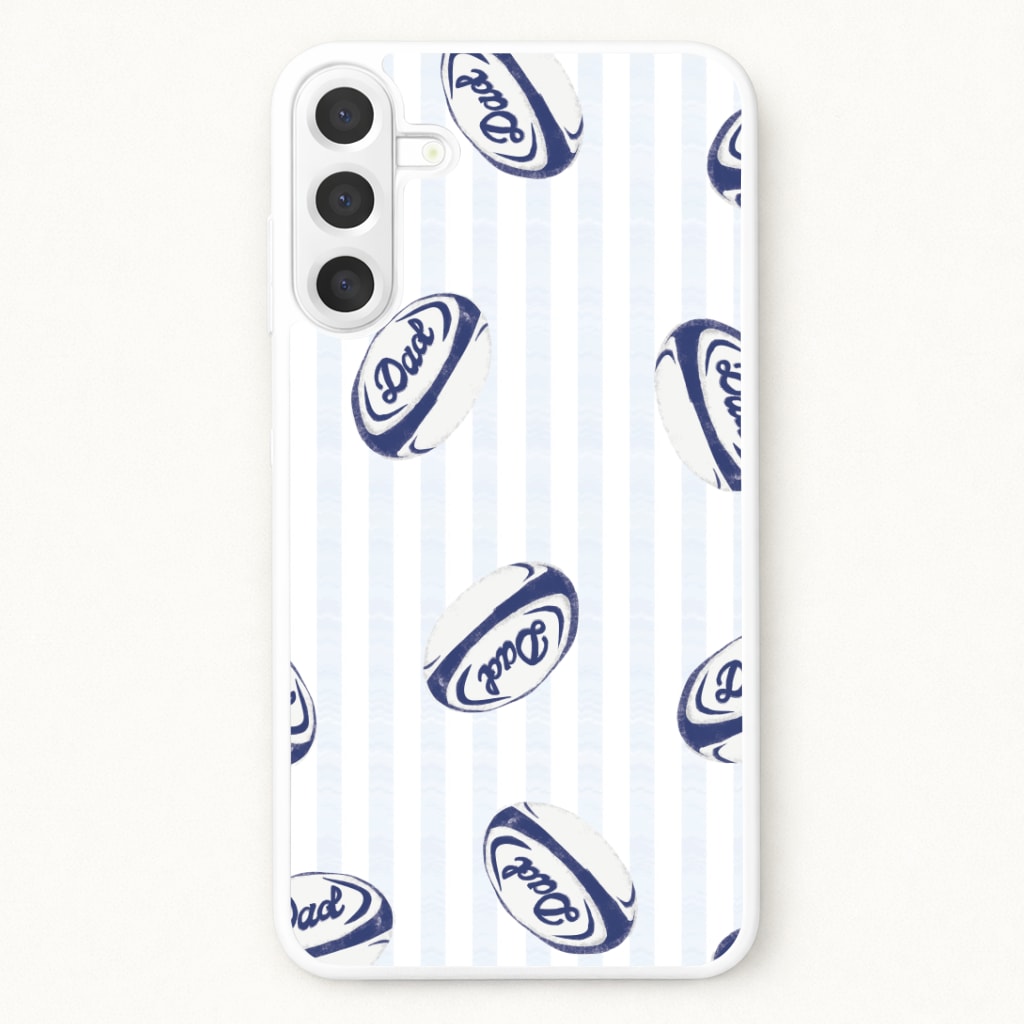 Dad Rugby Ball Pattern Galaxy A37 Case