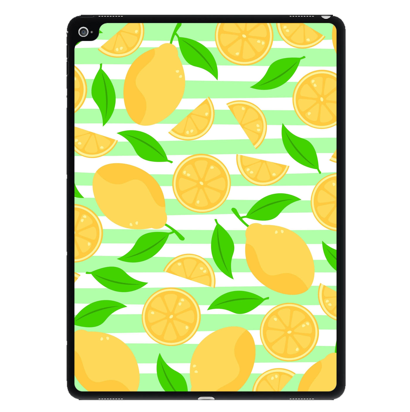 Lemons Pattern - Summer iPad Case