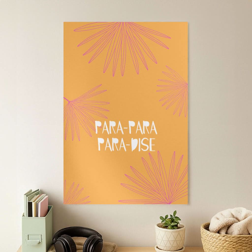 Paradise Lyrics Poster