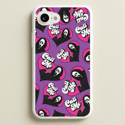 Call Me Heart Pattern iPhone 16e Case