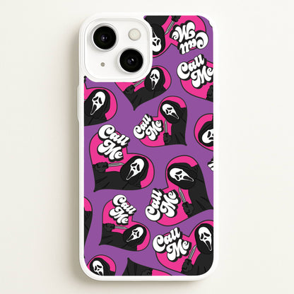 Call Me Heart Pattern iPhone 13 Mini Case