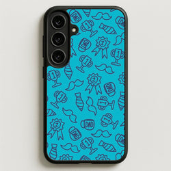 Dad Doodles Pattern Galaxy S25FE Case