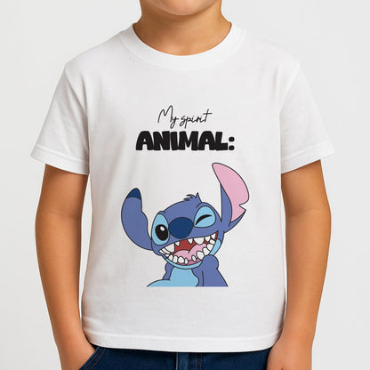 My Sprit Animal Blue Alien Boys T-Shirt