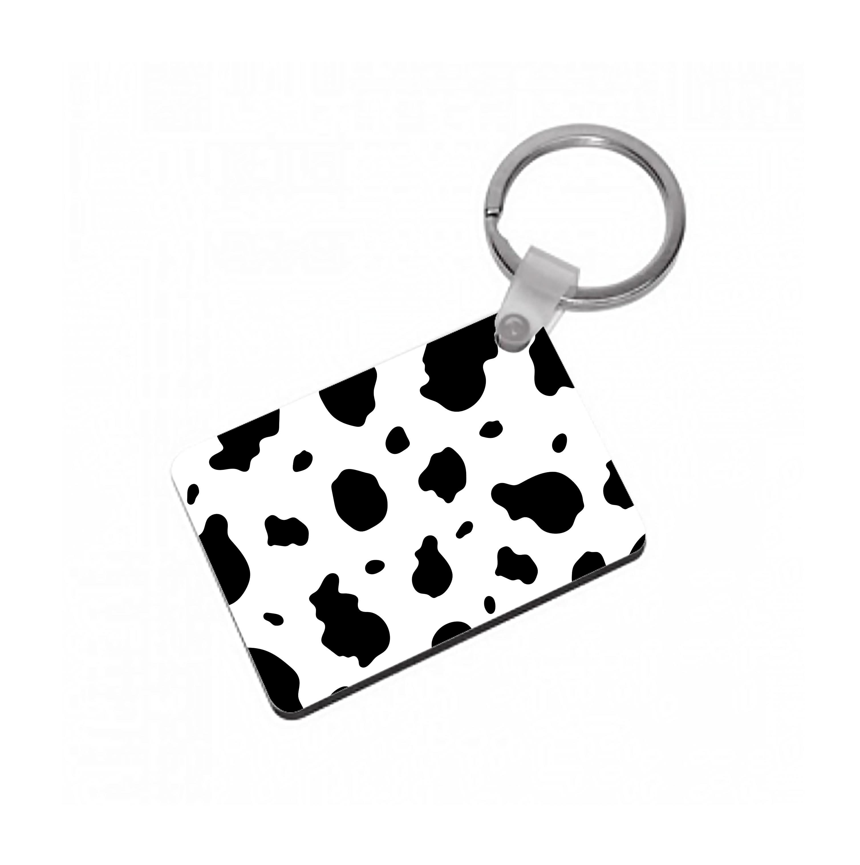 Cow Print 2 Keyring