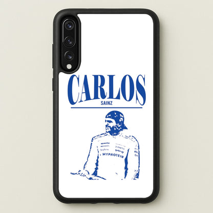 Carlos White And Blue Huawei P20 Pro Case