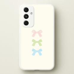 Gingham Tiered Ties Galaxy A55 Case