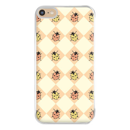 Argyle Ladybugs Pattern iPhone 6 Plus / 7 Plus / 8 Plus Case