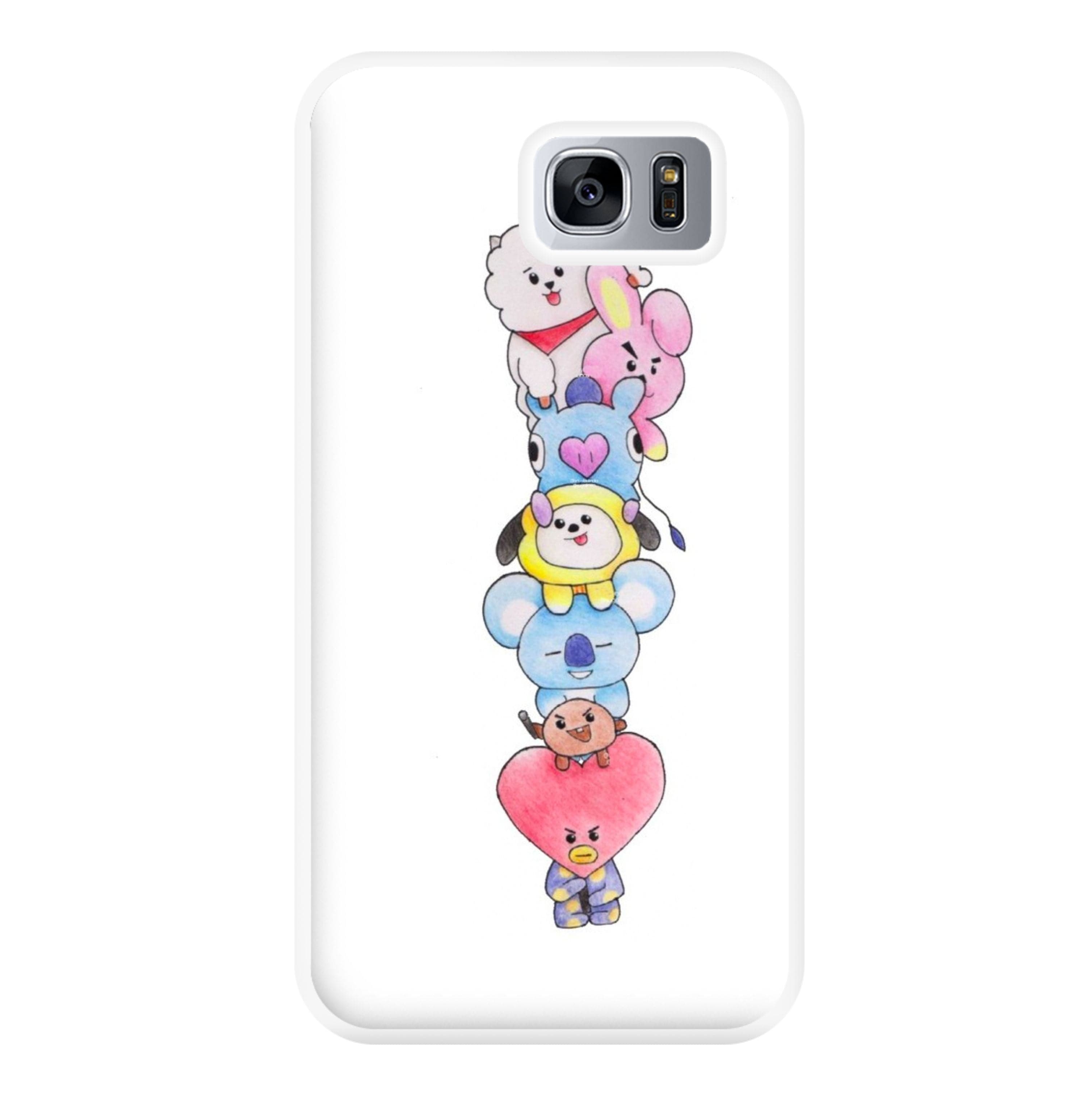 K-Pop Band BT21 Drawing Phone Case