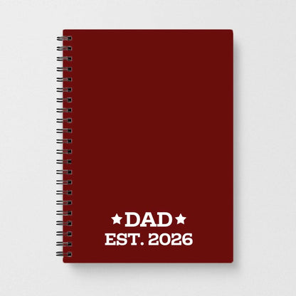 Dad Est 2026 Notebook