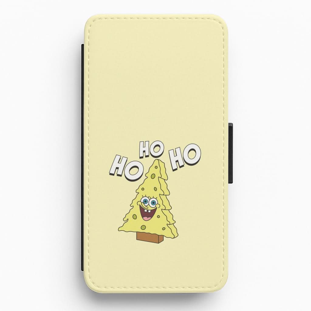 Christmas Tree Cartoon Sponge Flip / Wallet Phone Case