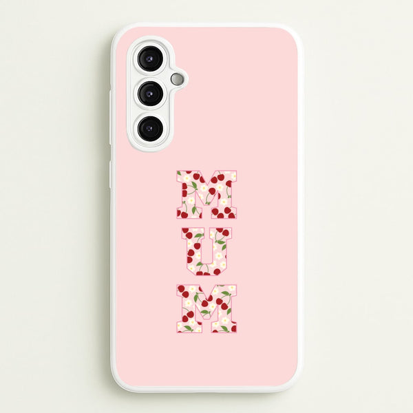 Floral Varsity Mum Galaxy A14 Case