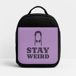 Stay Weird Purple Insulated Lunch Bag