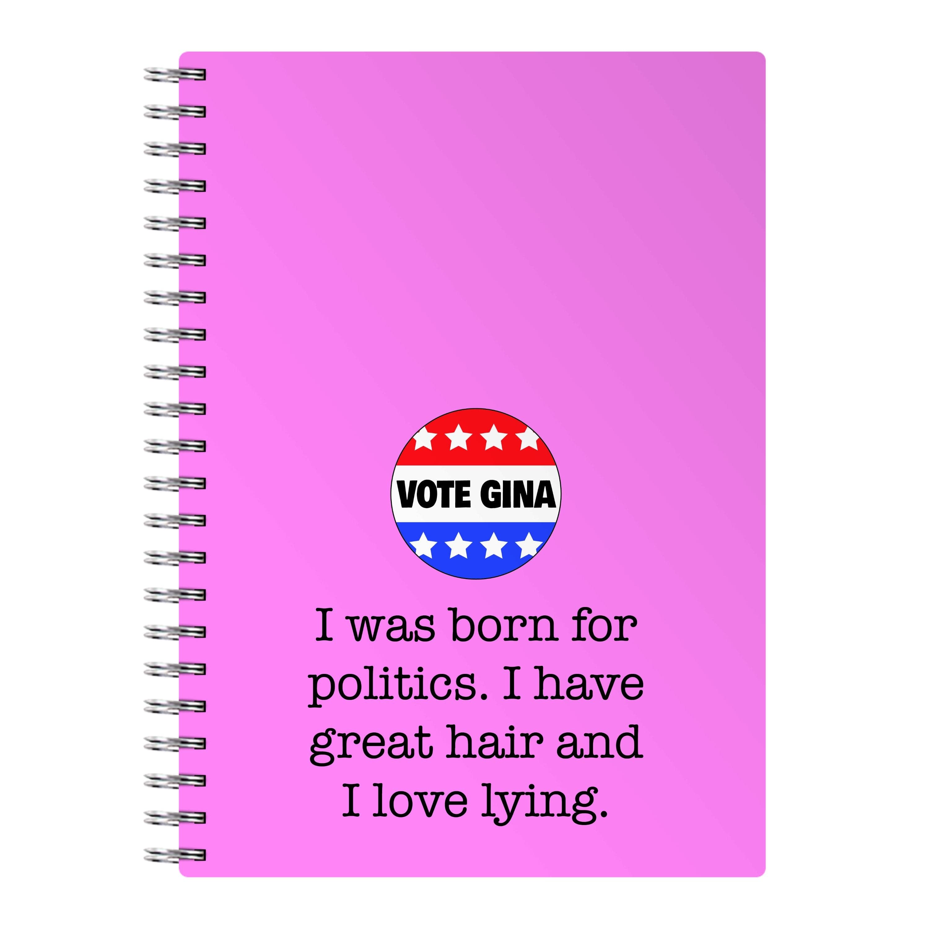 Vote Gina - B99 Notebook