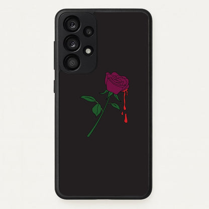 Dark Pink Rose Galaxy A53 Case