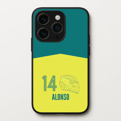 Alonso Helmet 2026 iPhone 15 Pro Max Case