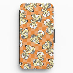 Mummy Cartoon Beagle Pattern Flip / Wallet Phone Case