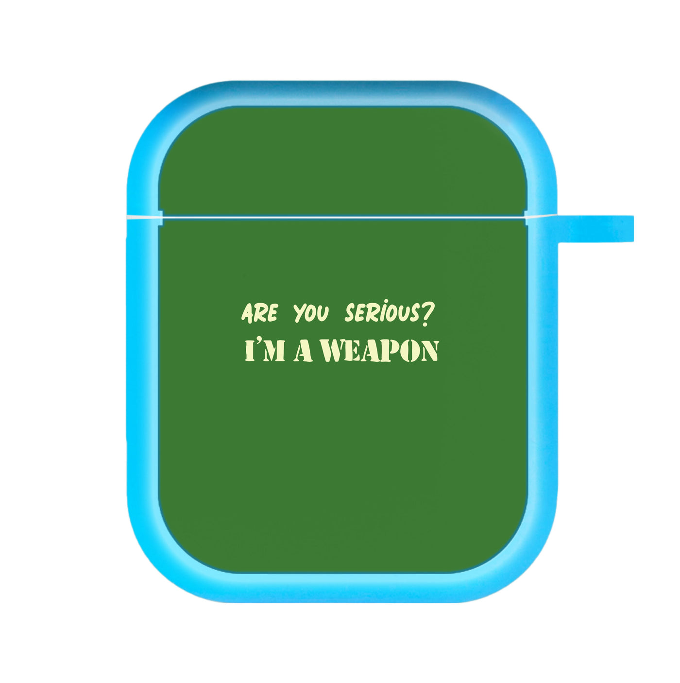 Are You Serious? I'm A Weapon - Islanders AirPods Case
