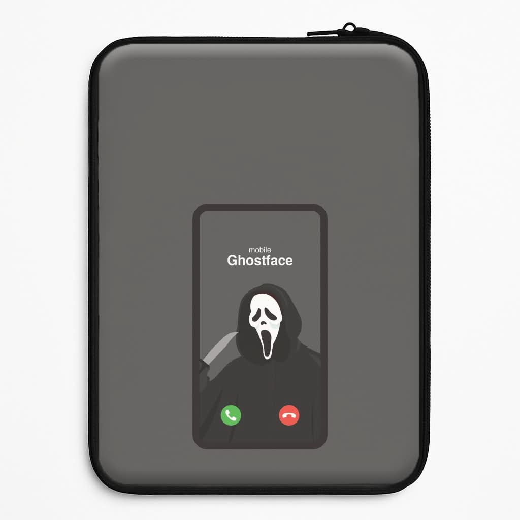 Caller ID Ghostface Laptop Sleeve