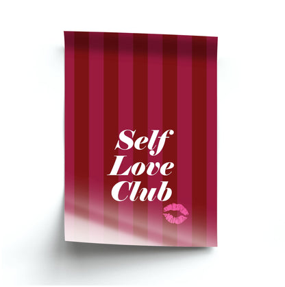 Valentine's Self Love Club Poster