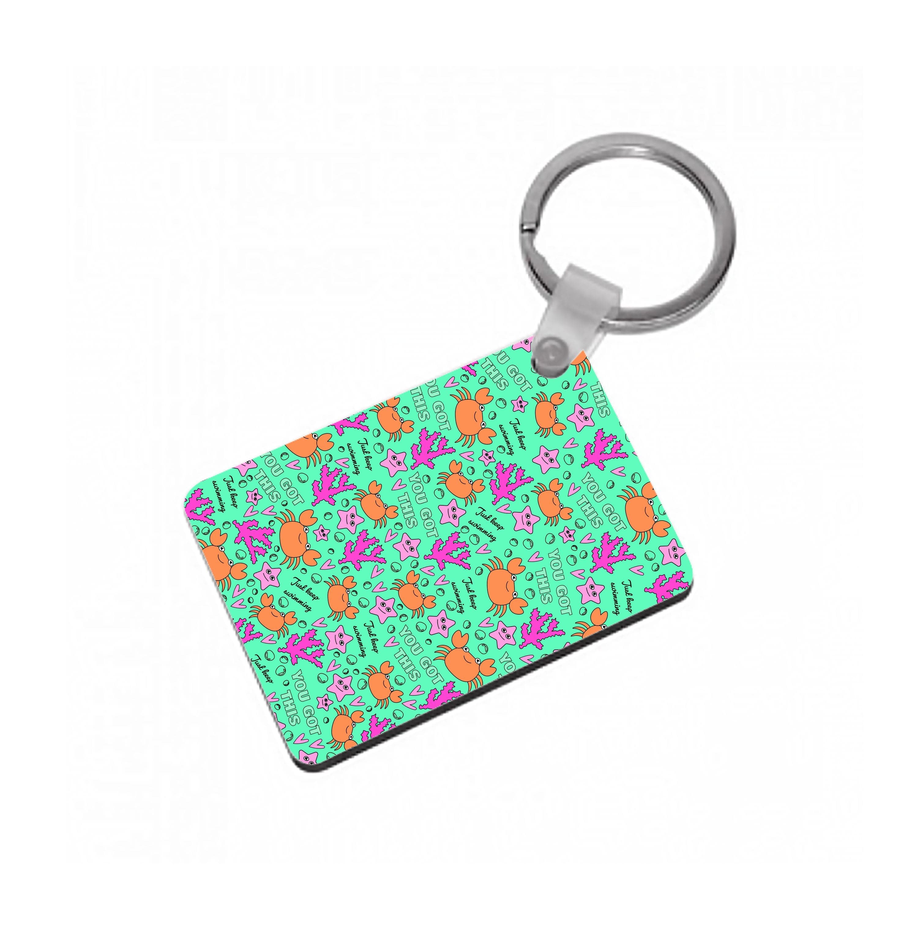 Crabs - Animal Patterns Keyring