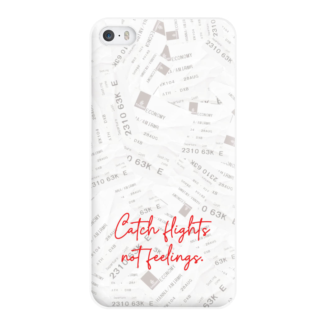 Catch Flights Not Feelings Collage iPhone 5 / 5s / SE 2016 Case