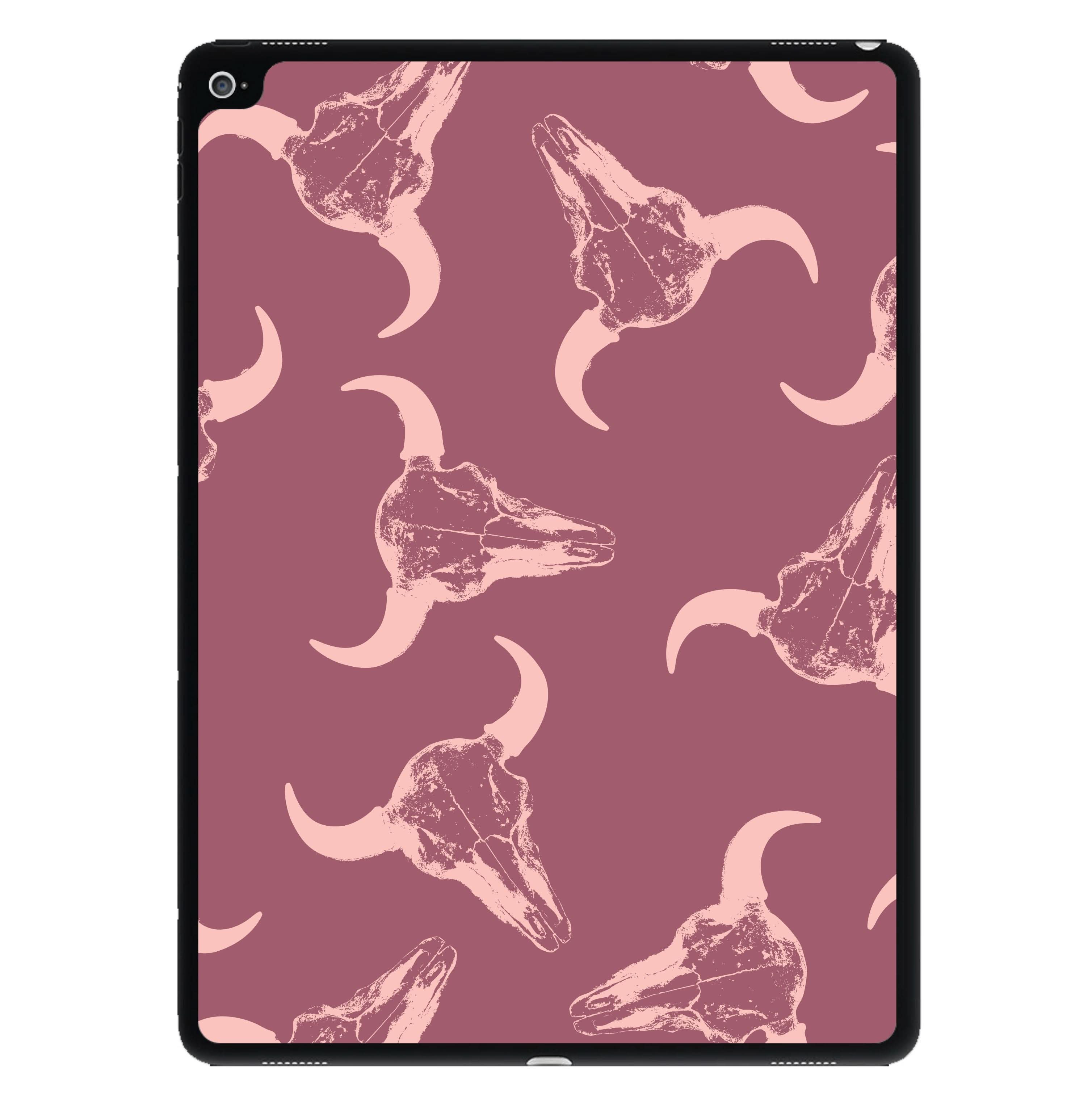 Pastel Skulls Pattern iPad Case