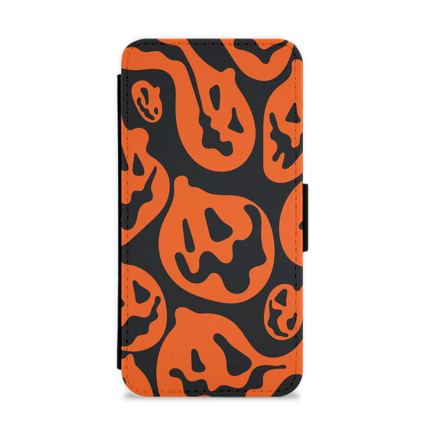 Pumpkin Pattern Flip / Wallet Phone Case