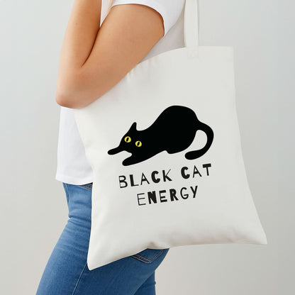 Black Cat Energy Shoulder Bag