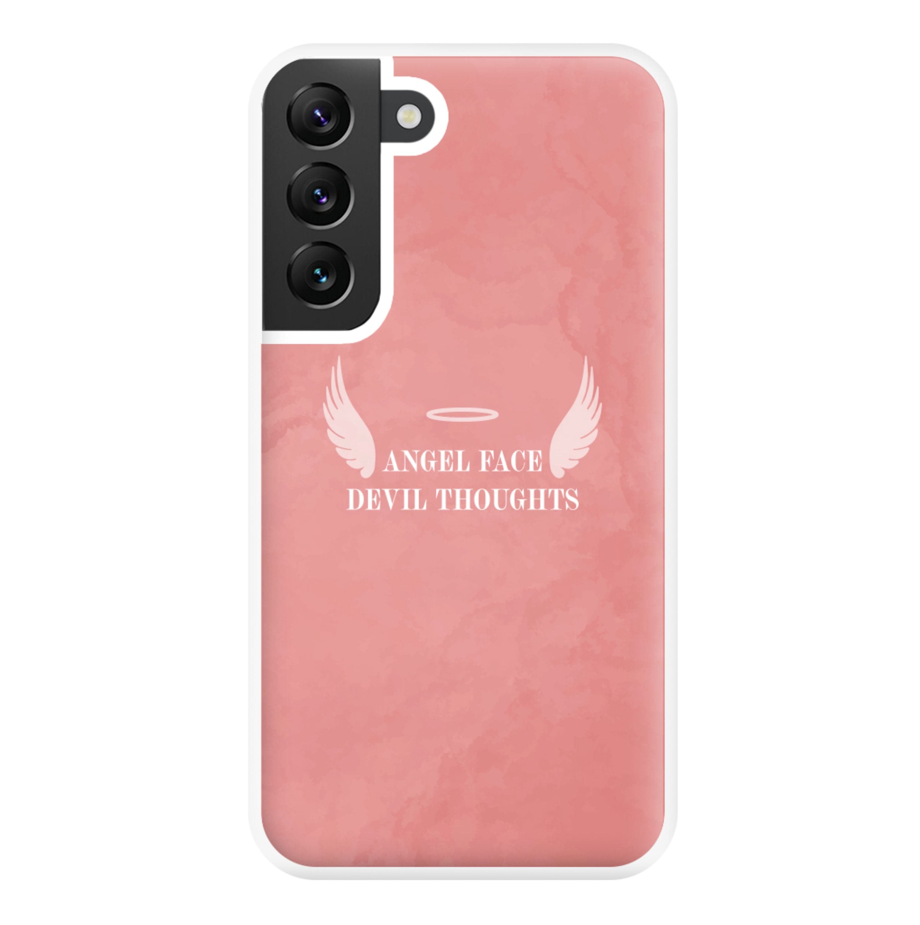 Angel Face Devil Thoughts Phone Case