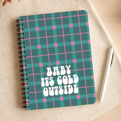 Baby It's Cold Outside Tartan Notepad
