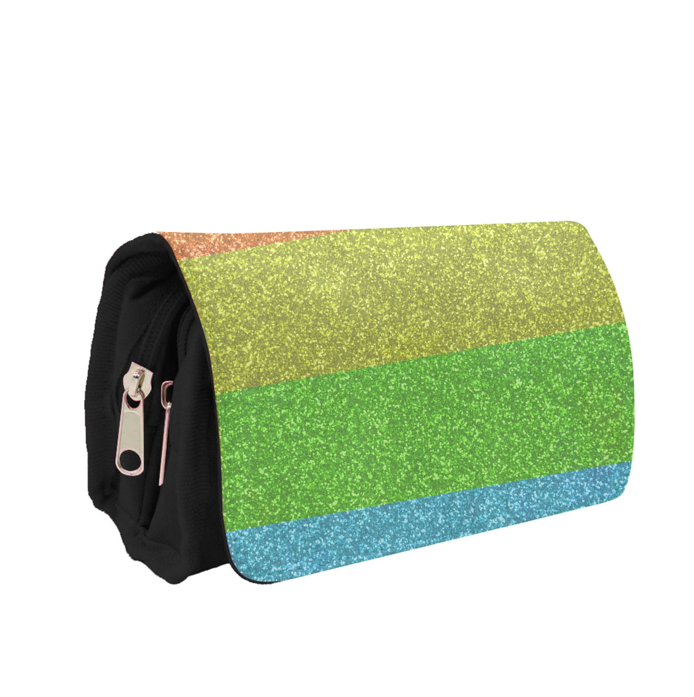 Rainbow Glitter Pencil Case