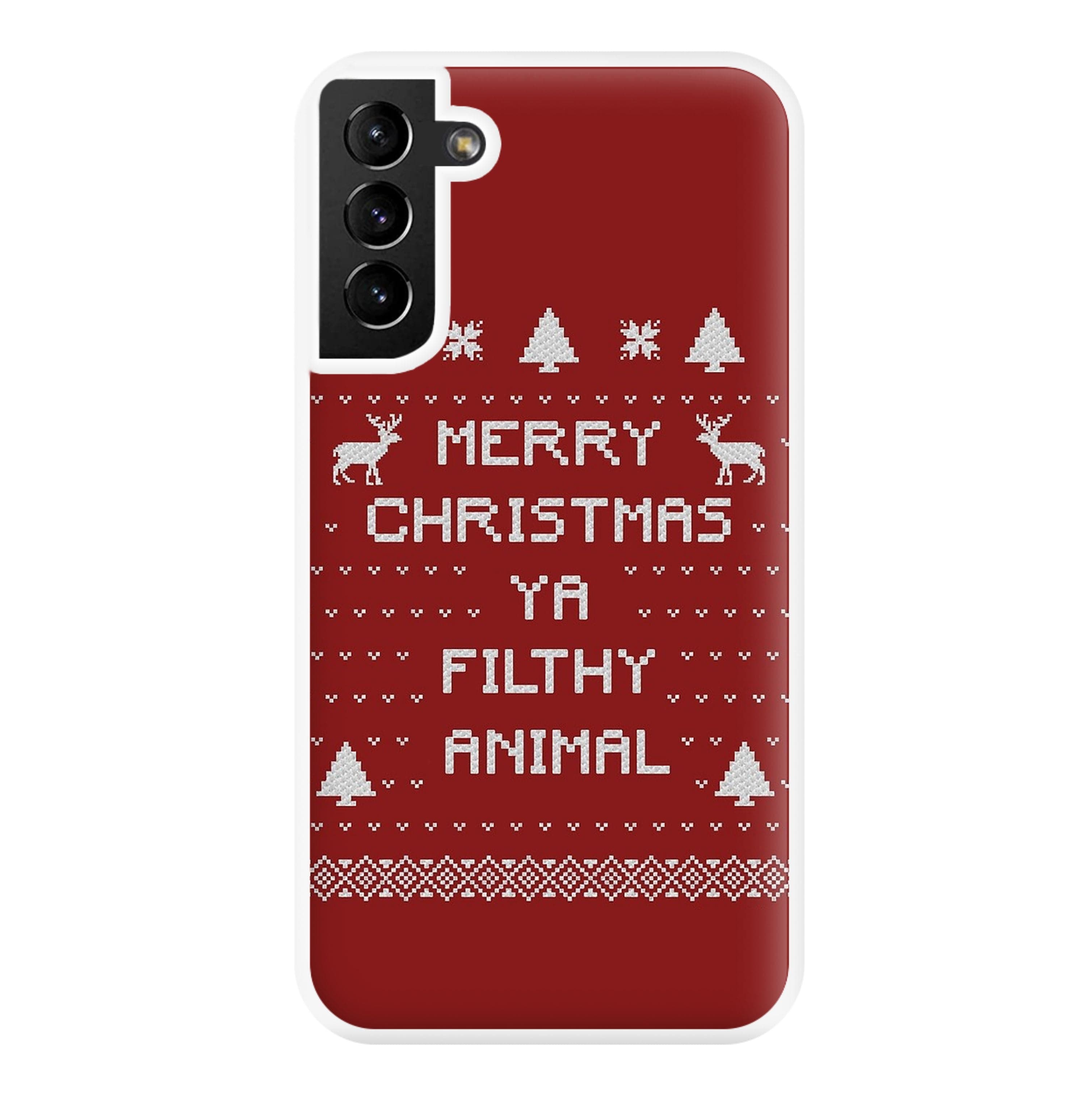 Merry Christmas Ya Filthy Animal Phone Case