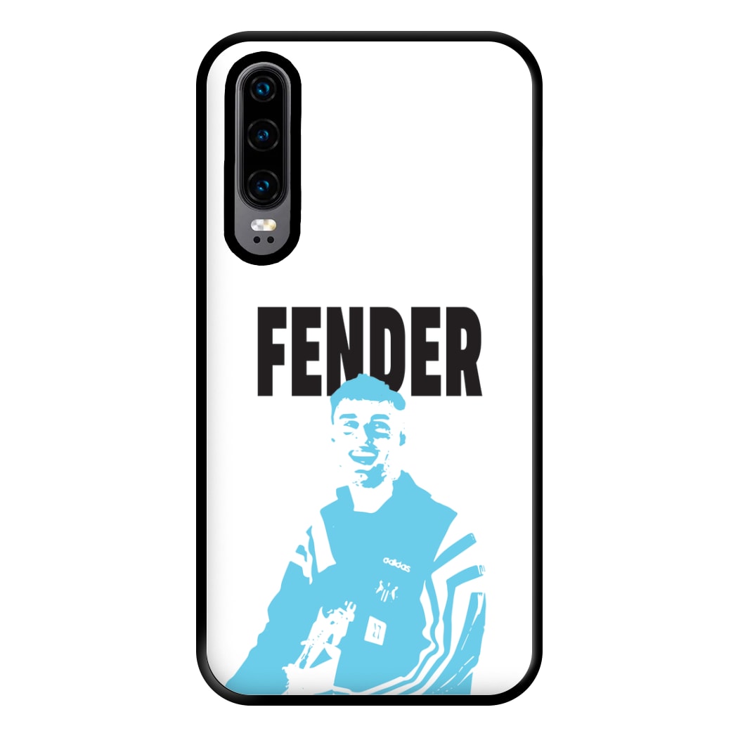 Fender Silhouette Blue Huawei P30 Case