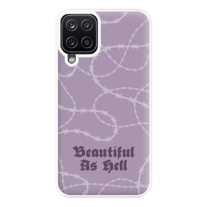 Beautiful As Hell Pattern Galaxy A12 Case