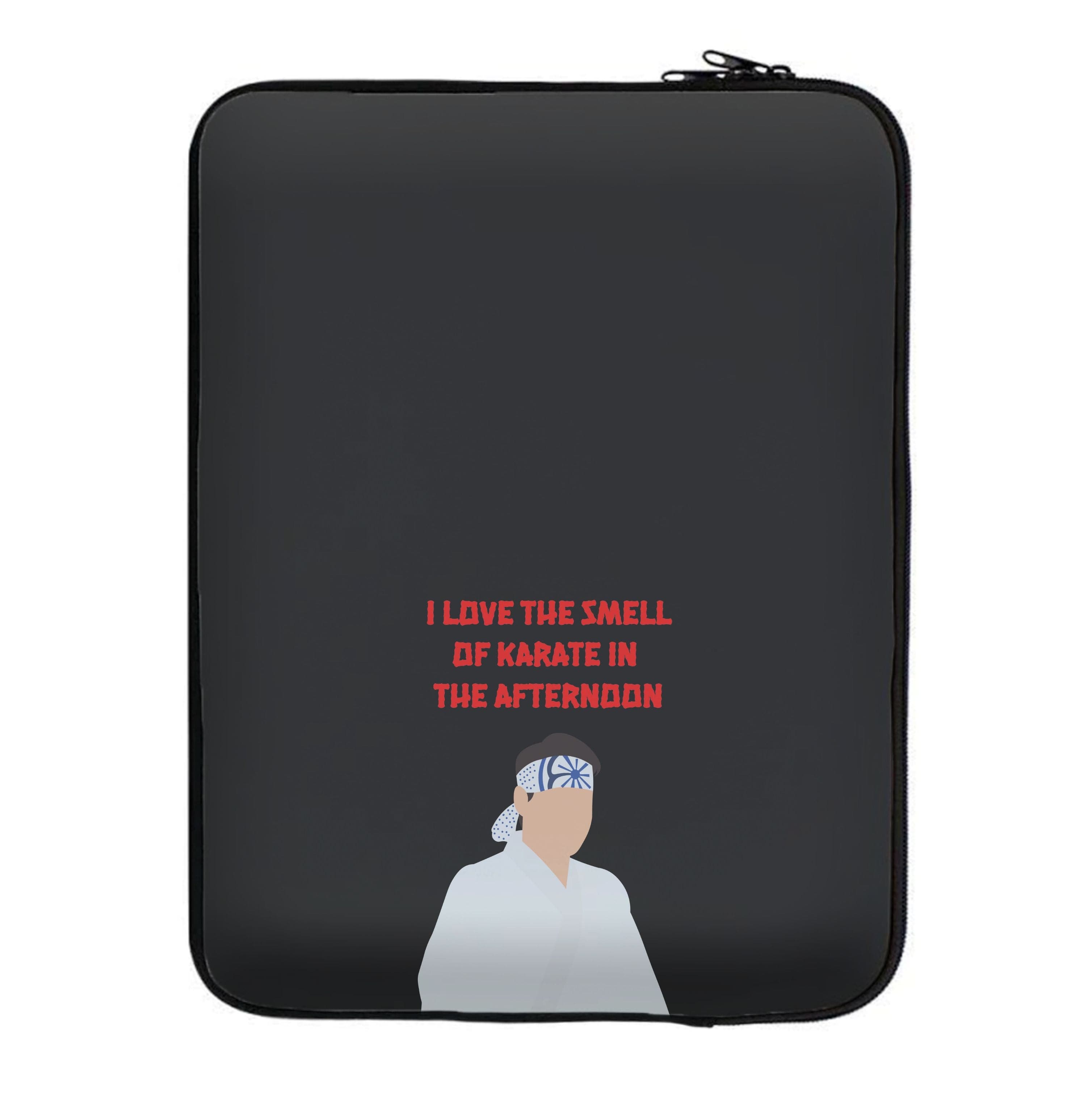 I Love The Smell Of Karate Laptop Sleeve