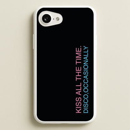 Disco Occasionally Text iPhone 16e Case
