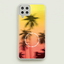 Palm Trees Circle Galaxy A12 Case